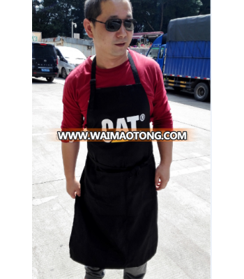 promotion high quality cotton printing kitchen apron/ cooking apron /adult bib apron