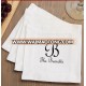 100% pure linen plain cocktail napkin