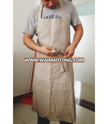 pure linen apron for wholesale in small quantities