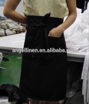 high quality and cheap cotton waist apron /short apron